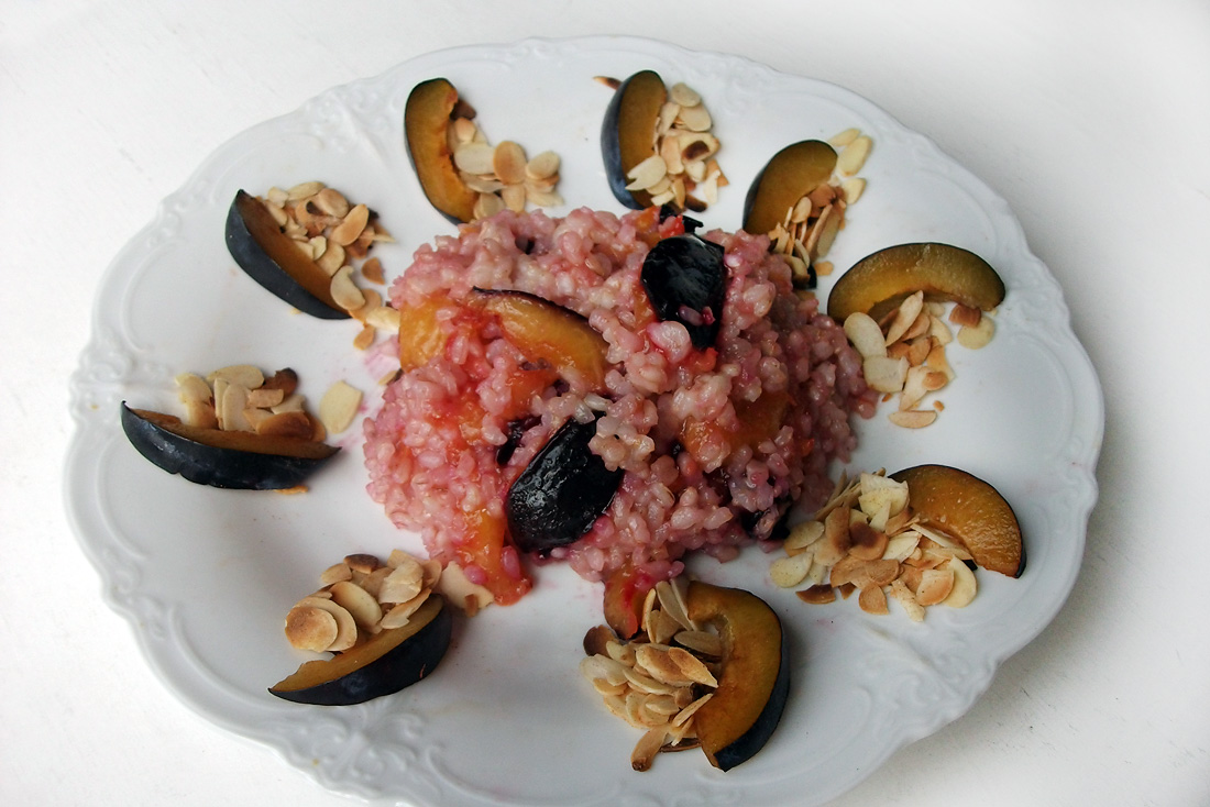 Zwetschgen-Risotto